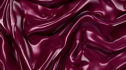 Obraz premium Deep Crimson Draped Silk Fabric Texture