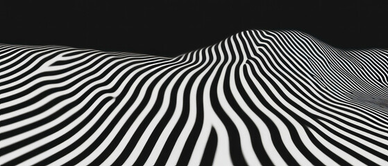 Overlay texture featuring horizontal lines on a calm black background for visual appeal