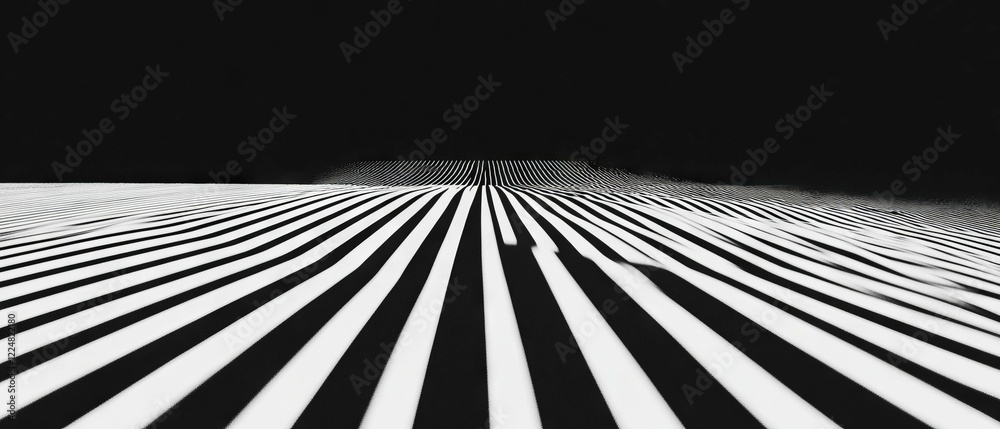 Poster overlay texture featuring monochrome lines on a black background for a classic look