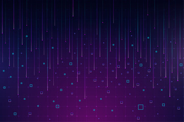 abstract-violet-pixel-rain-background