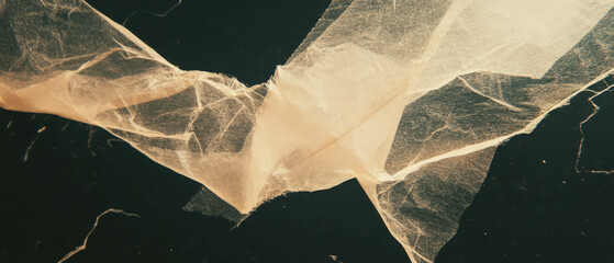 Organic paper texture overlays with random patterns on a black background