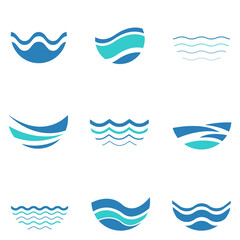 wave logo collection