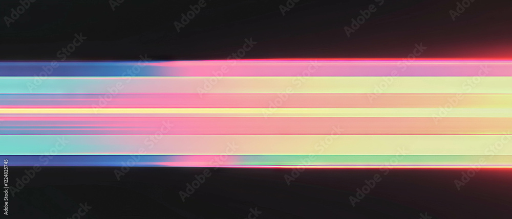 Aufkleber vibrant neon gradient texture with smooth color transitions on dark background