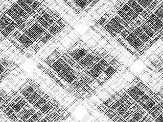 Obraz premium Abstract Black and White Textured Background Creates a Visual Diamond Pattern with Intricate Details