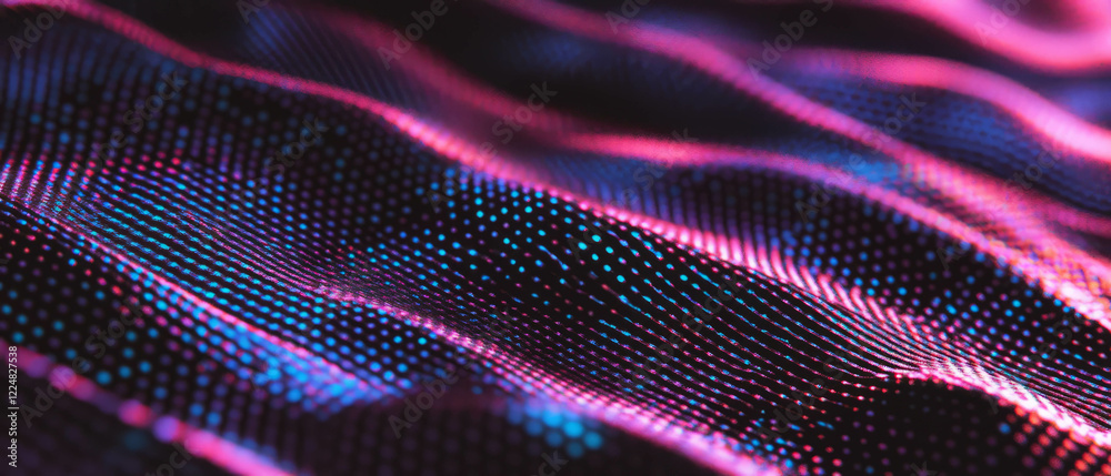 Aufkleber neon overlay texture with vibrant colors and tactile depth on black background