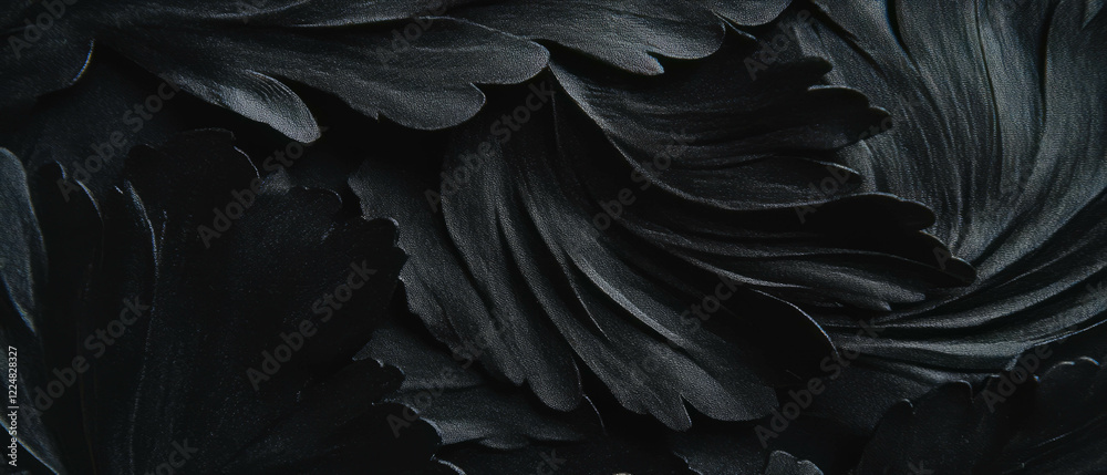 Poster Textured paper overlay with embossed design on a dark background for elegant messaging