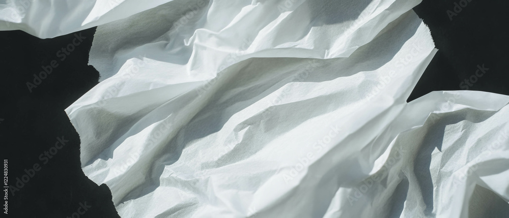 Aufkleber textured paper overlay with tactile surface against a dark background for design applications