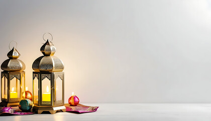 Elegant Gold Lanterns with Candles Festive Decor