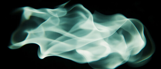 Fototapeta premium Dramatic smoke overlay texture with fire effect and glowing elements for creative designs