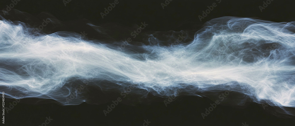 Poster Vibrant smoke texture with layered effects creating a three-dimensional atmosphere