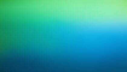 Obraz premium A smooth gradient of green and blue tones creates a calming, underwater-like atmosphere. The soft transition evokes depth, serenity, and tranquility. AI generated.