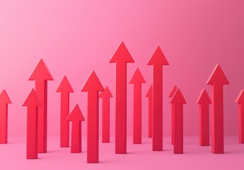 High-resolution 3D isometric icon with a blue arrow over a red button.