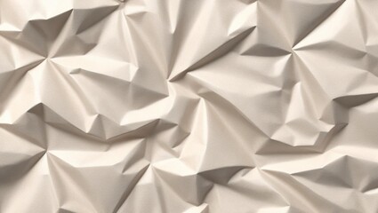 a crumpled paper texture with visible folds, creases, and wrinkles. Use a soft, off-white tone with subtle shadows and highlights to create depth, making it look authentically crinkled 