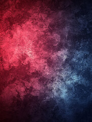 Red and blue grunge texture, abstract background.