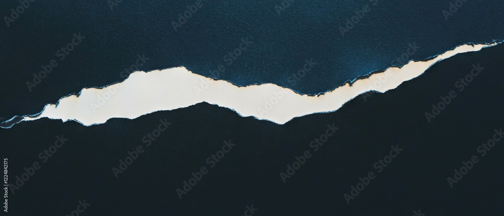 Aufkleber torn edges paper overlay texture with distressed look on dark background for creative projects