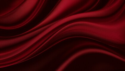Black dark deep red burgundy cherry maroon crimson abstract background. Silk satin velvet fabric. Elegant luxury rich. Curtain drapery fold line wave flow. Romance Valentine Birthday Christmas. Design
