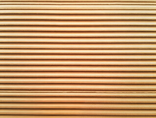 Obraz premium Close-up Photo of Beige Corrugated Metal Surface Showing Texture and Pattern Details.