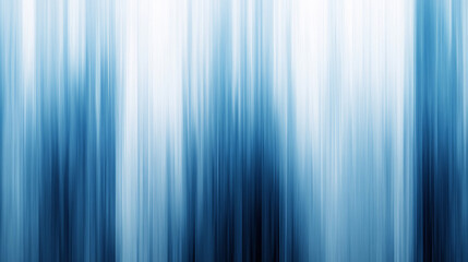 Abstract blue and white vertical streaks, blurred motion effect.