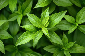 Green leaves wallpapers with dappled sunlight streaming through the foliage, creating a tranquil and lush natural setting.