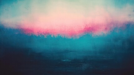 Soft and elegant grainy texture on a turquoise to grey gradient