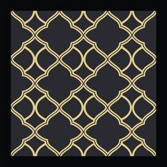 Fototapeta premium Luxurious Geometric Pattern Collection | Stunning Vector Designs for Home Décor, Digital Projects, Artistic Backgrounds, and Seamless Fabric Printing. 