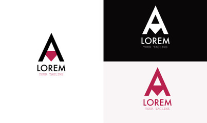 Modern alphabetic logo design