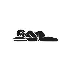 Peaceful Side Sleep Icon