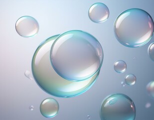 ガラスのようなシャボン玉