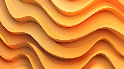 Obraz premium Abstract orange waves create a dynamic, flowing texture suitable for backgrounds.