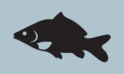 fish silhouette vector illustration fish, illustration, vector, in silhouette, underwater, undersea, seafood, animal, sea, cut out, horizontal, icon set, outline, usa, cartoon, fishing, crab, nature, 