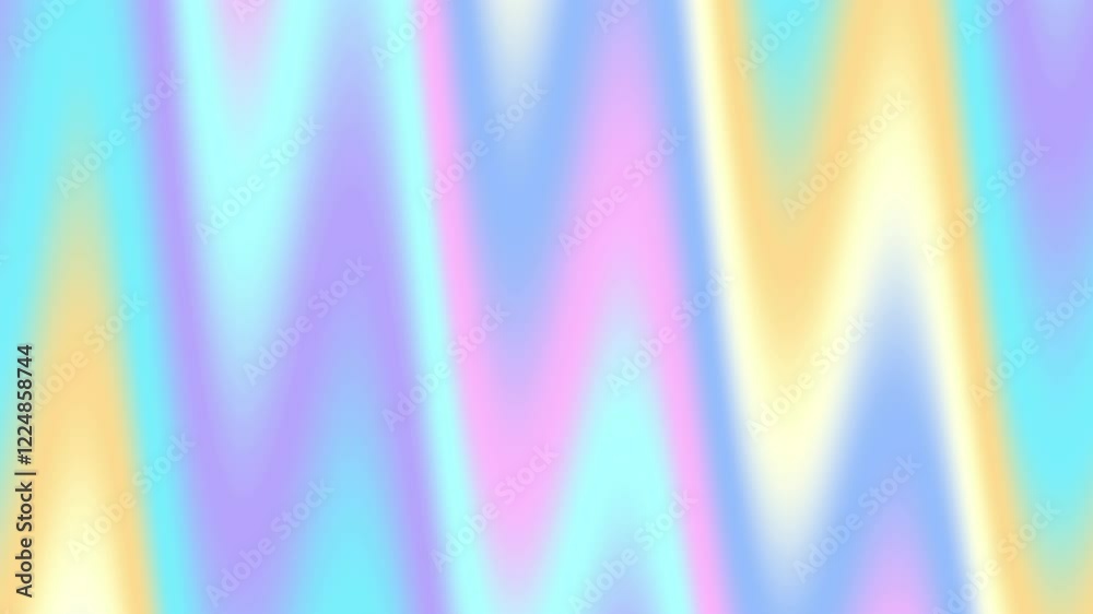 Aufkleber 4K Abstract background. Liquid colorful texture. Animated gradient background. Pastel Iridescent colors. Abstraction intro. Seamless loop
