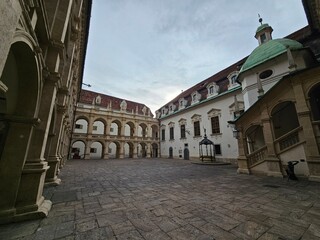 Fototapeta premium Graz Innenstadt Altstadt menschenleer