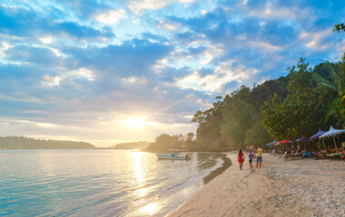 Bangbao beach on Koh Chang, Thailand 