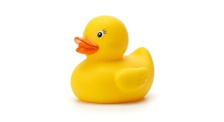 rubber duck isolated on white