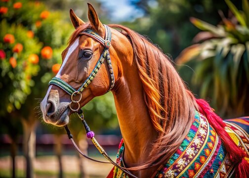 Peruvian Paso Horse and Chalan: Elegant Rider and Majestic Horse in Action