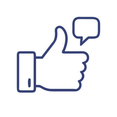 Obraz premium Thumbs Up Icon