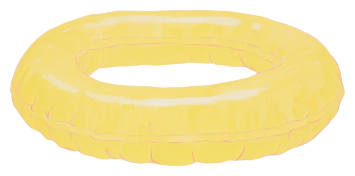 PNG  Floatie inflatable rectangle circle.