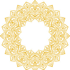 Beautiful flower art and mandala vector design