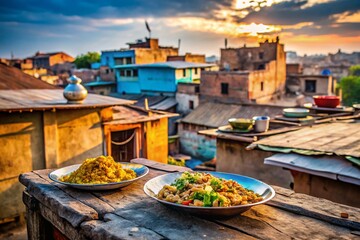 Rooftop Sheds & Simple Meal: Poverty in Old City