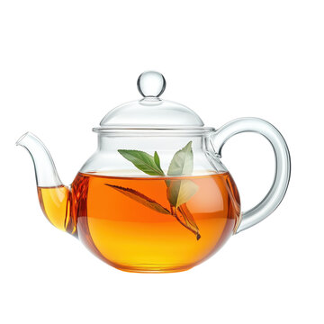 Brewing Herbal Tea Kitchen Beverage Photography Cozy Environment Side View Wellness Concept
