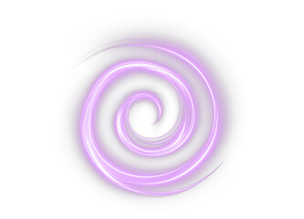  fast, twirling neon comet line with glowing streaks—perfect for PNGs in digital speed, tech curves, or abstract futuristic motion designs in blue, red, and purple.