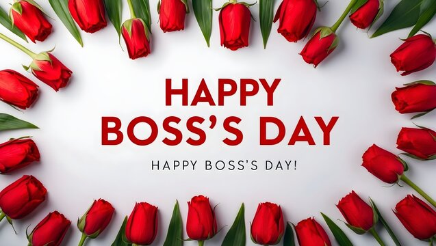 Happy Boss's Day Greeting Card - Powered by Adobe