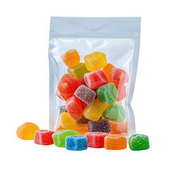 Colorful Candy Assortment Home Kitchen Food Photography Bright Environment Close-Up View Sweet Treats Concept