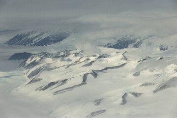 Fototapeta premium Valley and mountain of Antarctica.