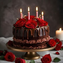 cake with candle