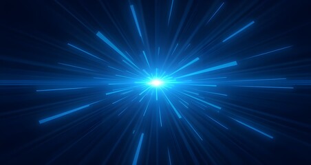 Obraz premium Blue explosion abstract background
