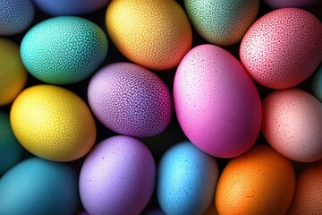 Vibrant Easter Egg Collection: Festive Holiday Celebration