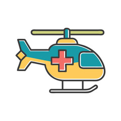 Medical Helicopter Icon