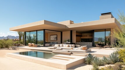 Elegant Spacious House Surrounded by Lush Greenery Featuring a Large Inviting Swimming Pool and Beautiful Outdoor Patio Ideal for Relaxation and Entertaining in a Picturesque Setting