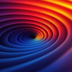 Naklejka premium Spiraling Gradient Vortex with Vibrant Colors.